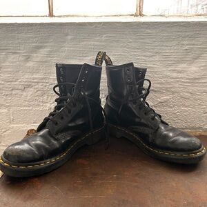 Size 8 Women’s Docs, fairly worn in